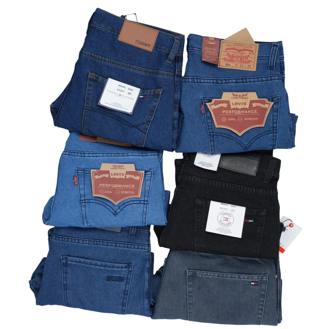 Pack Jeans 3 Couleurs Variées